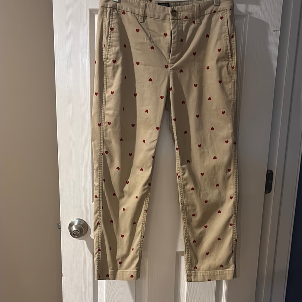 J Crew Outlet cropped khakis